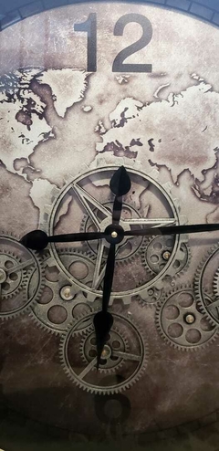 Reloj de pared Deco ANDORRA c/mov de engranajes 59 cm - tienda online