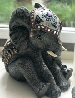 Elefante Hindu Sentado 46cm