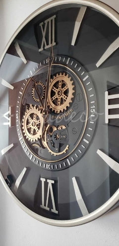Reloj de pared Mónaco con Movimiento de engranajes 60cm