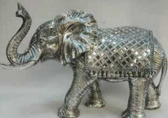 Elefante Plateado 45cm