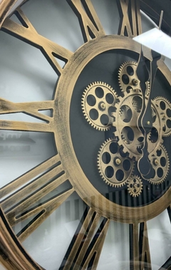 Reloj de pared Bulgaria GV con movimiento de engranajes 50 cm