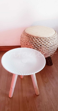 Mesa Grecia Deco madera tallada 31 cm - comprar online