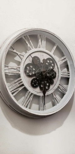 RELOJ VINTAGE WHITE 50 CM en internet