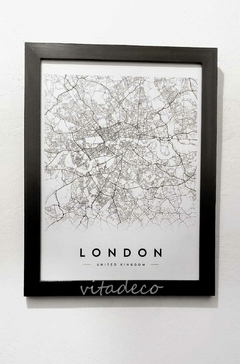 Cuadro London 30cm x 40 cm en internet