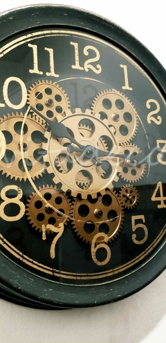 Reloj de pared Edirme con movimiento de engranajes 35cm - comprar online