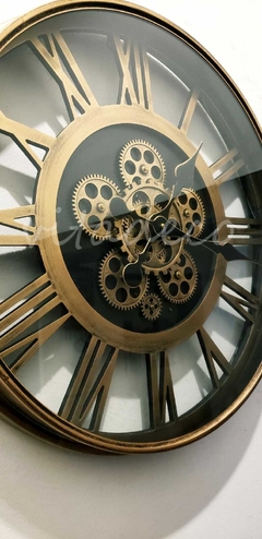 Reloj de pared Bulgaria GV con movimiento de engranajes 50 cm en internet