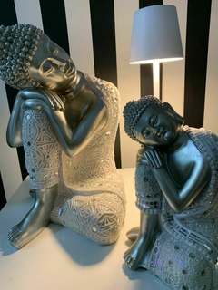 Buda plateado con espejos - VITA DECO
