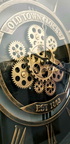 Reloj de pared Tekirda con mov de engranajes Deco 45CM - VITA DECO
