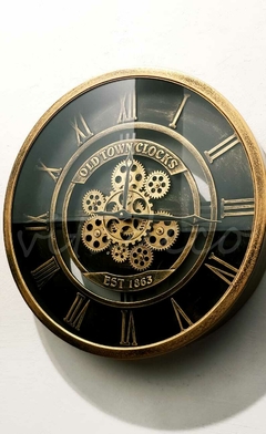 Imagen de Reloj de pared Tekirda con mov de engranajes Deco 45CM