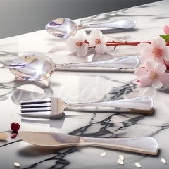 Set de 24 cubiertos Acero inoxidable Silver - comprar online