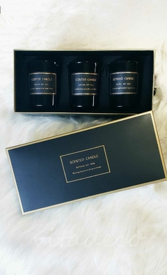 Set velas de vidrio c/ estuche - comprar online