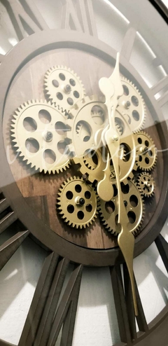 Reloj de pared Brown con mov de engranajes 50cm en internet