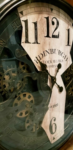 RELOJ DE PARED PERTH CON MOV ENGRANAJES 75 CM - comprar online