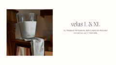 Banner de la categoría Velas - Modelos L & XL