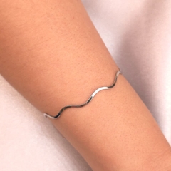 Bracelete Ondulado Fino Steel