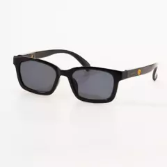 Óculos de Sol Quadrado Retrô Preto - comprar online