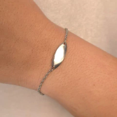 Pulseira Plaquinha Fotogravação Bebê Steel