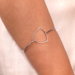 Bracelete Triângulo Abaulado Vazado Steel - comprar online