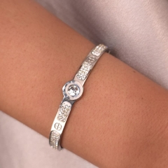 Bracelete Relógio Cravejado Cristal Steel - comprar online