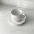 Set taza y plato Vera Blanco - comprar online