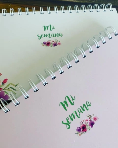 Planner duro FLORAL - comprar online
