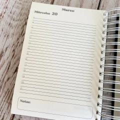 AGENDA WHITE DIARIA