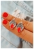 Aros colgante Dhara Red