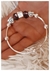 Esclava tipo pandora violeta /acero blanco - comprar online