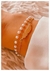 Pulsera doble con perla y pluma / acero dorado