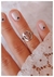 Anillo midi símbolo de la paz /acero quirúrgico