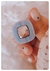 Anillo cuadrado celeste /acero quirúrgico - comprar online