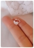 Aro cuff corazón /acero blanco
