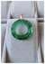 Dije rueda verde / acero quirúrgico