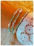 Pulsera triple ojitos celeste