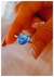 Anillo love simil piedra corazón/ acero quirúrgico