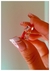 Anillo con brillante rectangular rojo/ Acero dorado - comprar online