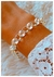 Pulsera rolo 10 mm ( 20.5cm) / Acero blanco