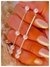 Aros greizy pear 6.5 cm / Acero blanco