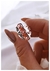 Anillo mandala / acero blanco