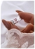 Anillo espiga / acero Blanco