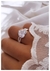 Anillos corazón micro pave / acero blanco