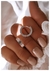 Argollas brokel Big / Acero blanco