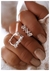 Argollas links glow / Acero blanco