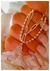 Pulsera doble hamsa brillante/ Acero blanco
