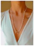 Cadena rolo 5mm 59 cm con C.M / acero blanco - comprar online