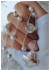 Rosario San Benito facetado cruz inflada / Acero blanco - comprar online