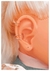 Aro cuff cruz / acero rose
