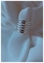 Anillo líneas / Acero blanco - comprar online