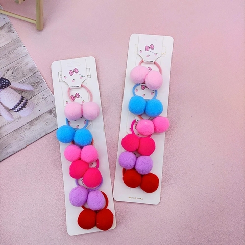 Blíster x 6 Colitas Pompón