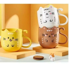 Tazas plasticas gatito